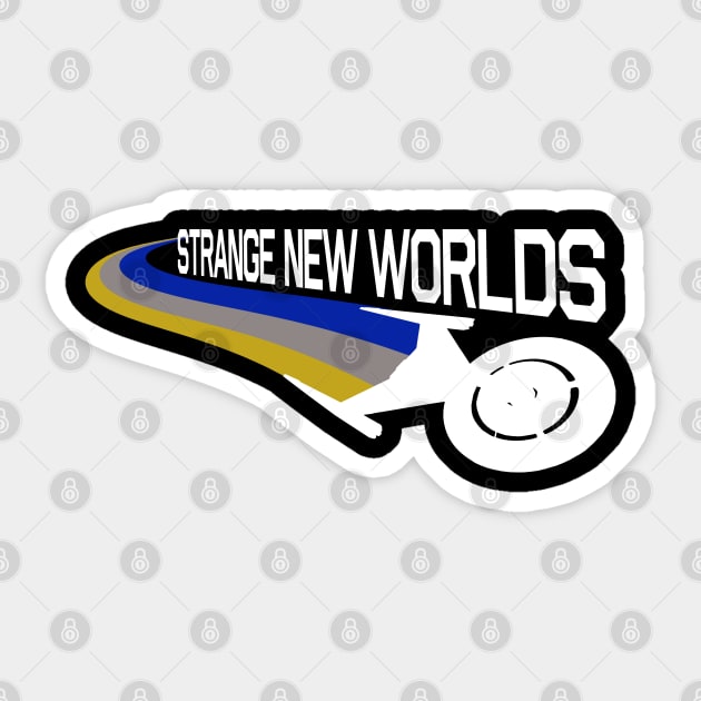 Discovery Strange New Worlds Sticker by PopCultureShirts